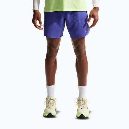 Pantaloni scurți de alergare pentru bărbați Nike Stride Dri-Fit Brief-Lined 7" lapis