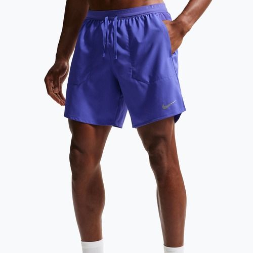 Pantaloni scurți de alergare pentru bărbați Nike Stride Dri-Fit Brief-Lined 7" lapis