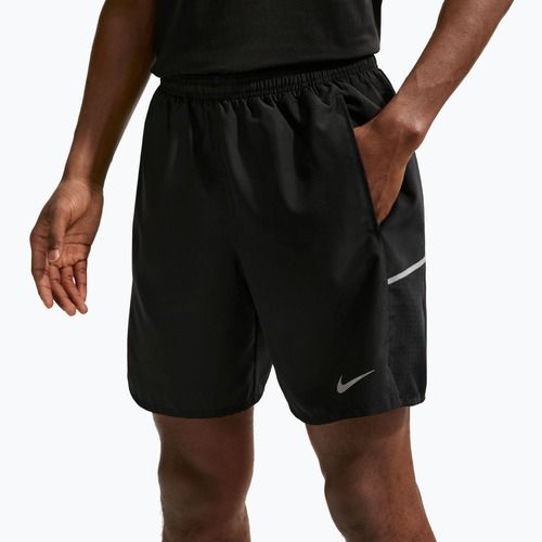 Pantaloni scurți de alergare pentru bărbați Nike Miler Dri-Fit 2in1 7" black/black