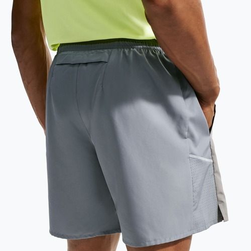 Pantaloni scurți de alergare pentru bărbați Nike Miler Dri-Fit 2in1 7" smoke grey/smoke grey