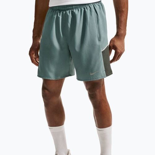 Pantaloni scurți de alergare pentru bărbați Nike Miler Dri-Fit 2in1 7" mineral slate