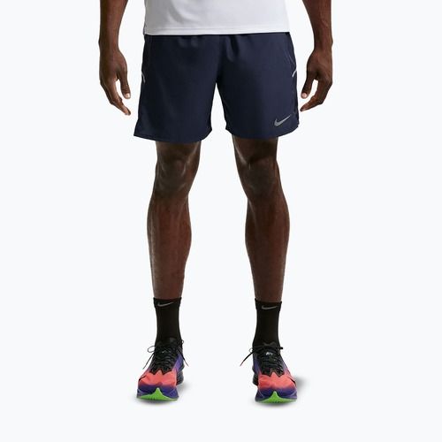 Pantaloni scurți de alergare pentru bărbați Nike Miler Dri-Fit 2in1 7" midnight navy