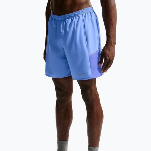 Pantaloni scurți de alergare pentru bărbați Nike Miler Dri-Fit 2in1 7" royal pulse/sapphire
