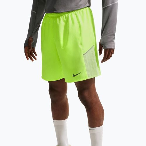 Pantaloni scurți de alergare pentru bărbați Nike Miler Dri-Fit 2in1 7" volt ice/barely volt