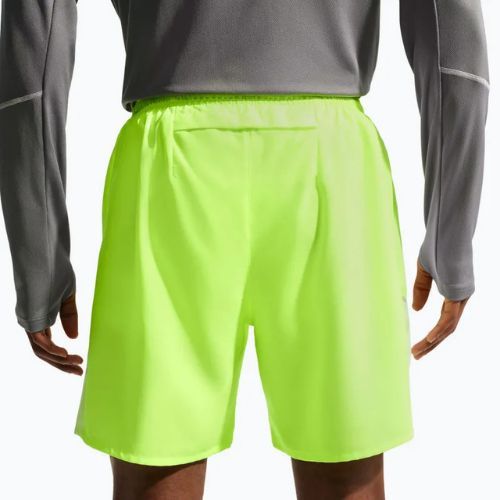 Pantaloni scurți de alergare pentru bărbați Nike Miler Dri-Fit 2in1 7" volt ice/barely volt