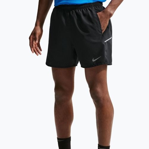 Pantaloni scurți pentru bărbați Nike Miler Dri-Fit Brief Lined 5" black/black