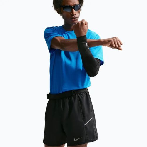 Pantaloni scurți pentru bărbați Nike Miler Dri-Fit Brief Lined 5" black/black