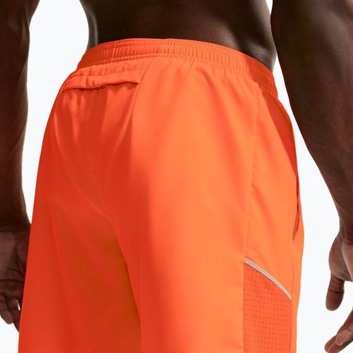 Pantaloni scurți de alergare pentru bărbați Nike Miler Dri-Fit Brief Lined7" total orange