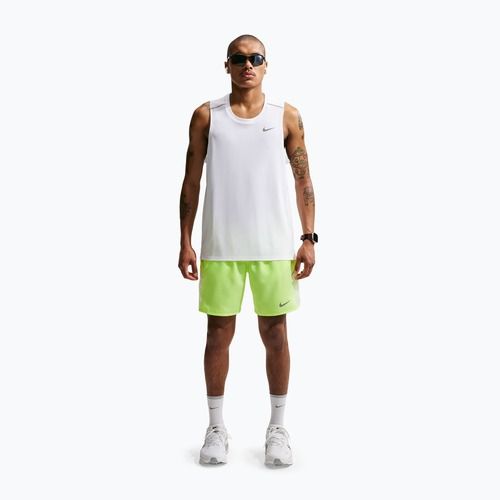 Pantaloni scurți de alergare pentru bărbați Nike Miler Dri-Fit Brief Lined7" volt ice/barely volt
