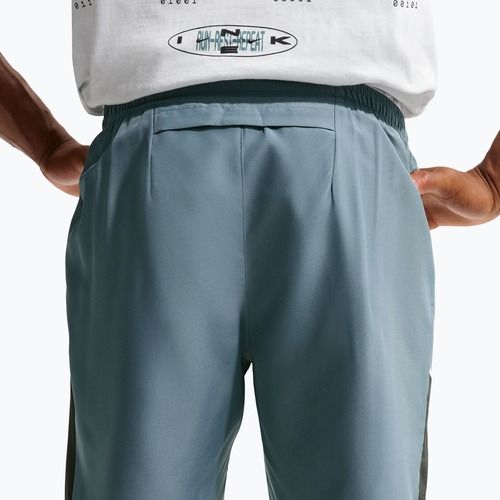 Pantaloni scurți de alergare pentru bărbați Nike Miler Dri-Fit Brief Lined7" mineral slate