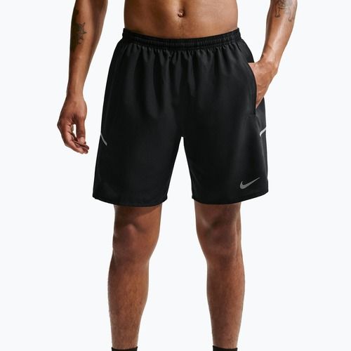 Pantaloni scurți de alergare pentru bărbați Nike Miler Dri-Fit Brief Lined7" black/black