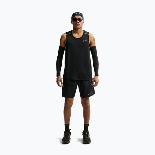 Pantaloni scurți de alergare pentru bărbați Nike Miler Dri-Fit Brief Lined7" black/black