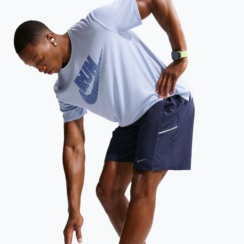 Pantaloni scurți de alergare pentru bărbați Nike Miler Dri-Fit 9" midnight navy