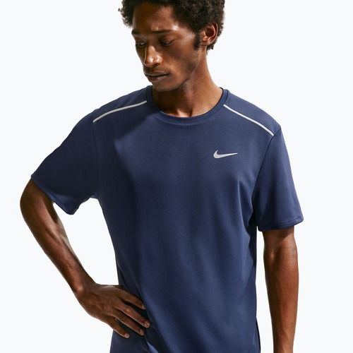Tricou de alergare pentru bărbați Nike Miler Dri-Fit UV midnight navy