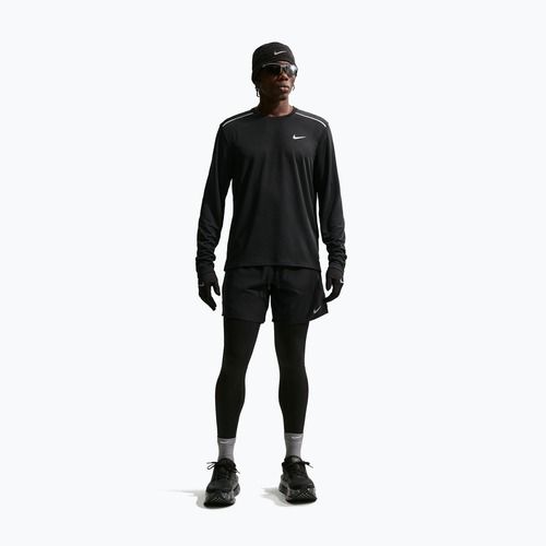 Longsleeve de alergare pentru bărbați Nike Miler Dri-Fit UV black