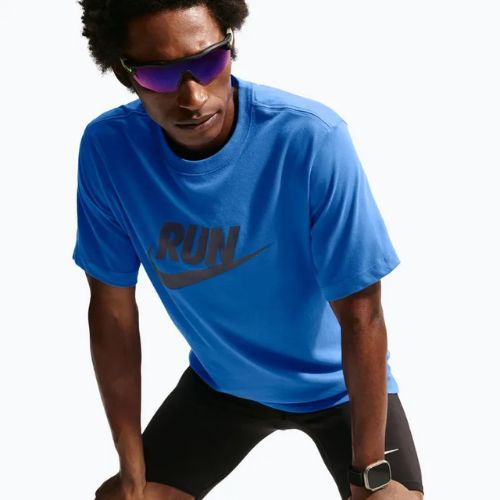 Tricou de alergare pentru bărbați Nike Dri-Fit Running blue crystal/thunder blue