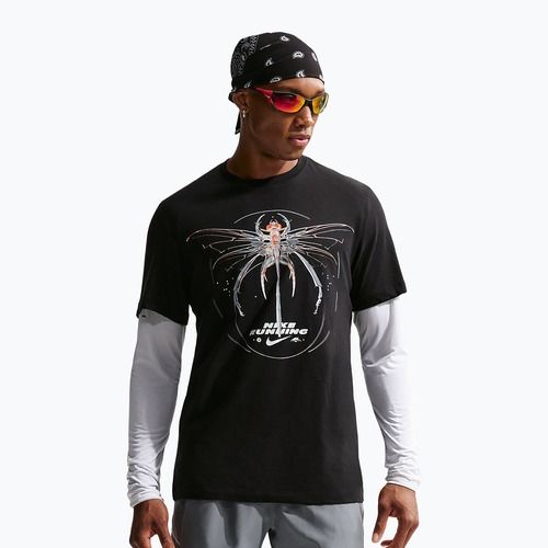 Tricou de alergare pentru bărbați Nike Dri-Fit Running black