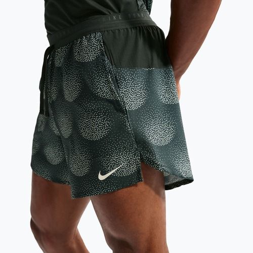 Pantaloni scurți de alergare pentru bărbați Nike Stride Dri-Fit Brief Lined 5" black spruce