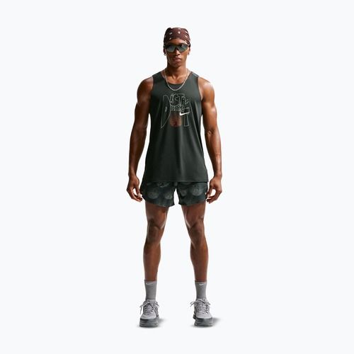Pantaloni scurți de alergare pentru bărbați Nike Stride Dri-Fit Brief Lined 5" black spruce