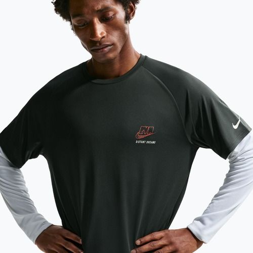 Tricou de alergare pentru bărbați Nike Stride Dri-Fit ADV black spruce