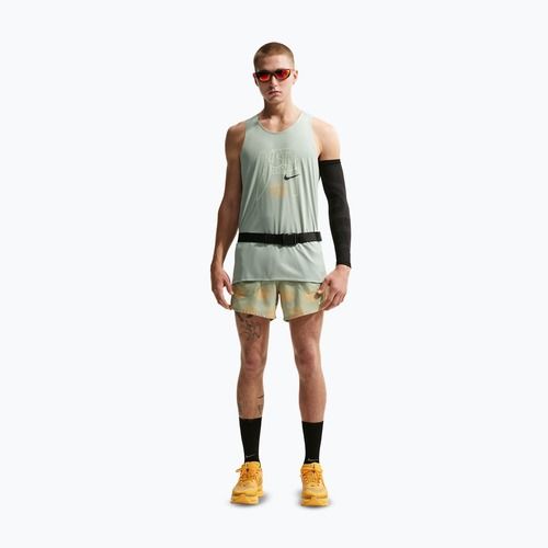 Tricou de alergare pentru bărbați Nike Stride Dri-Fit ADV jade horizon/linen
