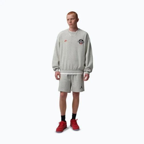 Spodenki męskie Nike Jordan Fleece grey heather/black