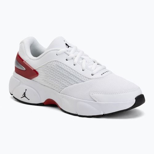 Pantofi Nike Jordan Trunner Flow alb/roșu gym/argintiu metalic/negru