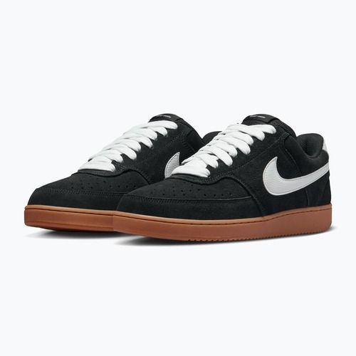 Încălțăminte pentru bărbați Nike Court Vision Low FL black/gum med brown/white