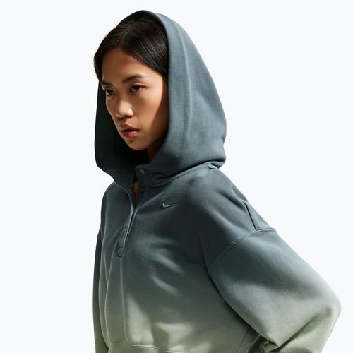 Bluză pentru femei Nike Sportswear Phoenix Fleece Oversized Henley Hoodie steam/mineral slate
