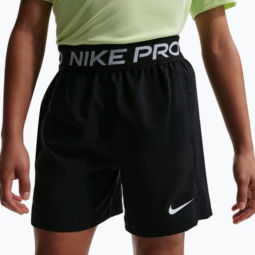 Pantaloni scurți pentru copii Nike Pro Dri-Fit black/white