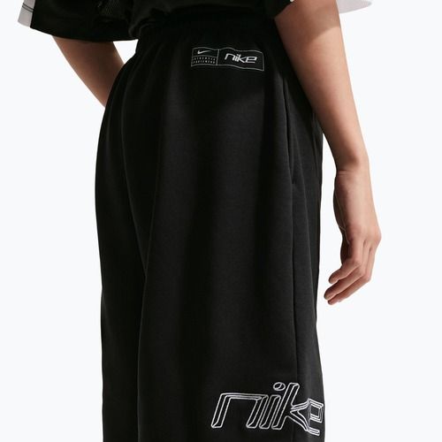 Pantaloni scurți pentru copii Nike Sportswear French Terry black/white