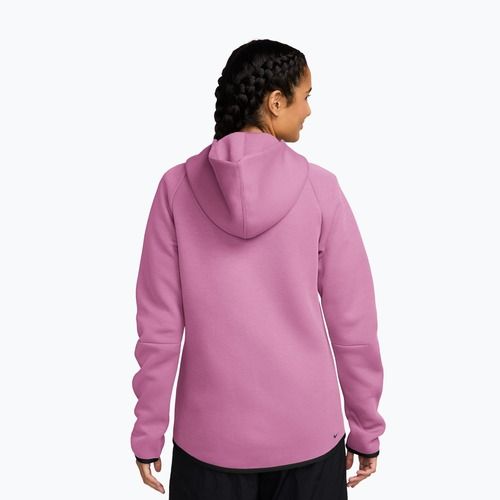 Bluză pentru femei Nike Sportswear Tech Fleece Windrunner light magenta/black
