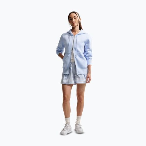 Bluză pentru femei  Nike Sportswear Phoenix Fleece Full Zip hydrogen blue/sail