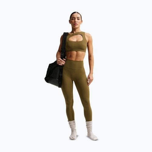 Sutien de antrenament Nike Zenvy Light-Support Lightly Lined olive flak/white