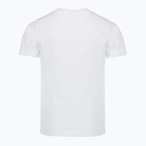Tricou pentru copii Nike Sportswear white/obsidian/university red