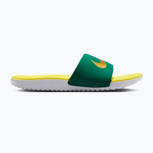 Șlapi Nike Coffee malachite/sonic yellow/metallic gold