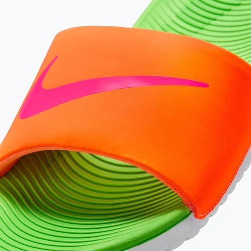 Șlapi Nike Coffee total orange/green strike/hyper pink