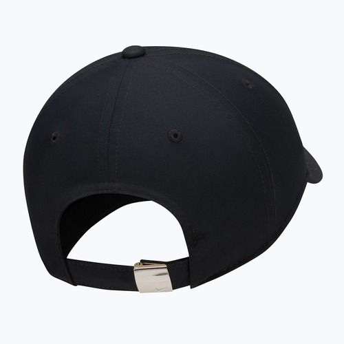 Șapcă Nike Dri-Fit Club Unstructured Metal Swoosh 2026 black/metallic silver