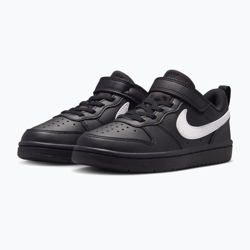Încălțăminte pentru copii Nike Court Borough Low Recraft black/black/white