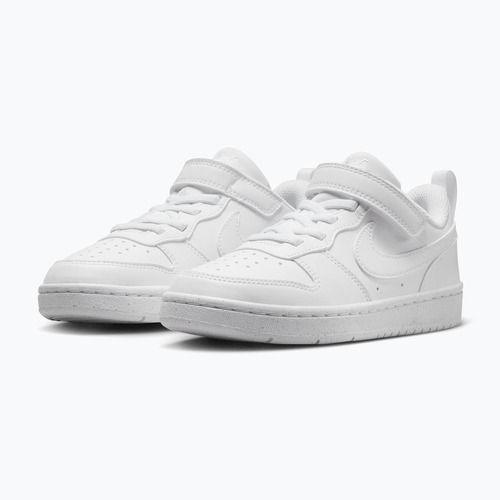 Încălțăminte pentru copii Nike Court Borough Low Recraft white/white/white