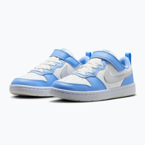 Încălțăminte pentru copii Nike Court Borough Low Recraft summit white/cobalt pulse/vast grey