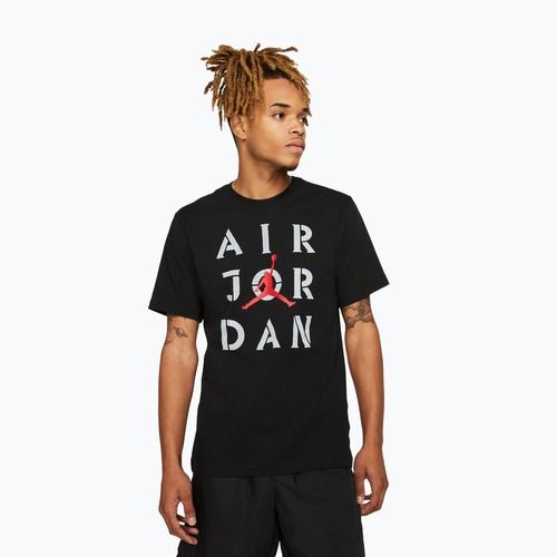 Tricou pentru bărbați  Jordan AJ5 Graphic black/white/gum red