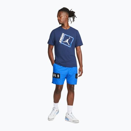 Koszulka męska Nike Jordan Jumpman Box midnight navy/white