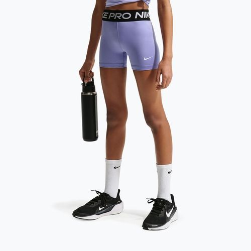Pantaloni scurți pentru copii Nike Pro light thistle/white