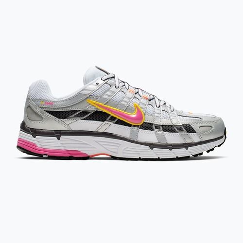 Încălțăminte pentru femei Nike P-6000 white/metallic platinum/laser fuchsia