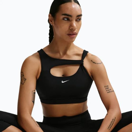Sutien de antrenament Nike One Medium Support black/white