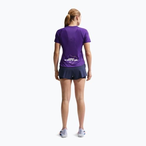 Tricou de alergare pentru femei Nike Swift London Dri-Fit court purple