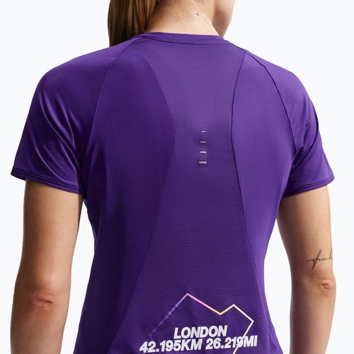 Tricou de alergare pentru femei Nike Swift London Dri-Fit court purple