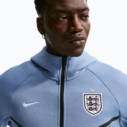 Bluză pentru bărbați Nike England Tech Fleece Windrunner Full Zip work blue/white