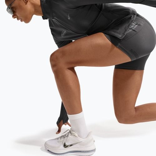 Bluză pentru femei de alergare Nike Swift Dri-Fit Full Zip Mid-Layer medium ash